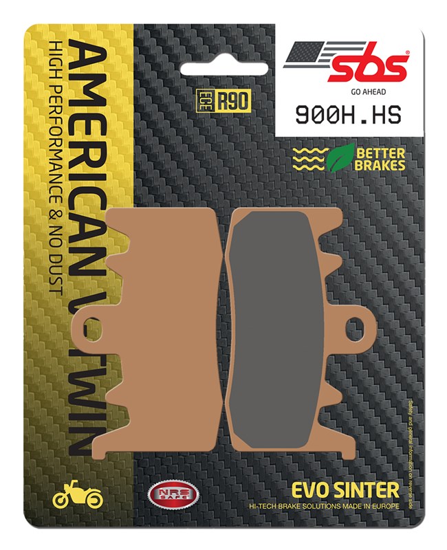 SBS brake pads KH630 street performance (excel) sinteredcolour gold HARLEY DAVIDSON 975 bronx, ra 1250 pan america, rh sportster s, indian ftr rally, 1800 challenger front (900H.HS)